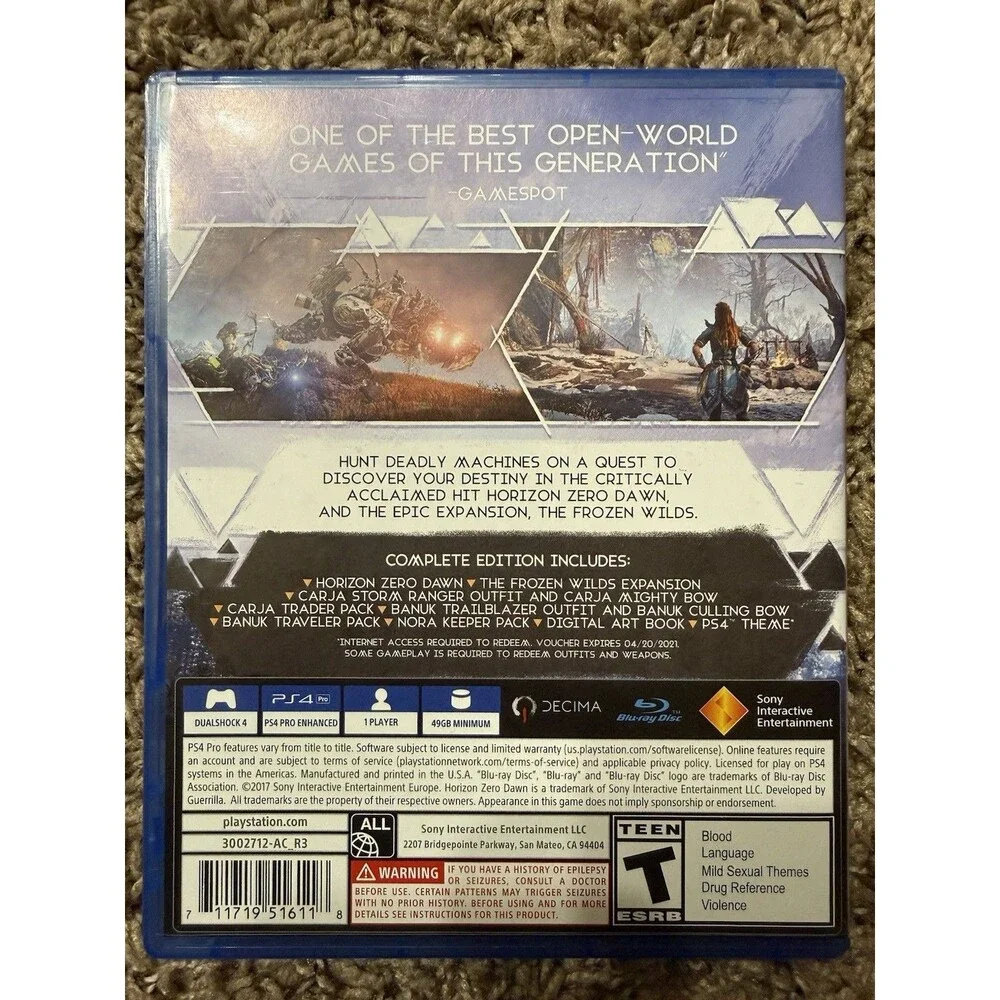 Horizon Zero Dawn Complete Edition Hits - Sony PlayStation 4